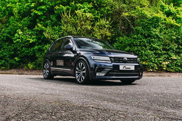 Black Lowered VW Tiguan